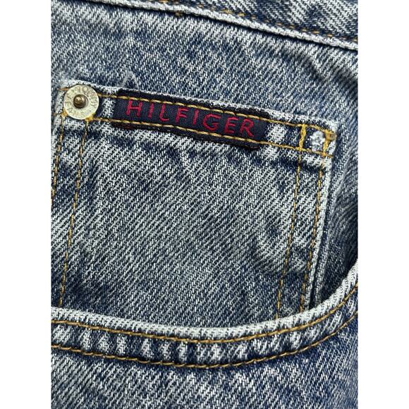 VTG Tommy Hilfiger Tommy Jeans Men's Size 31x34 Blue Big Flag Y2K - Picture 3 of 12